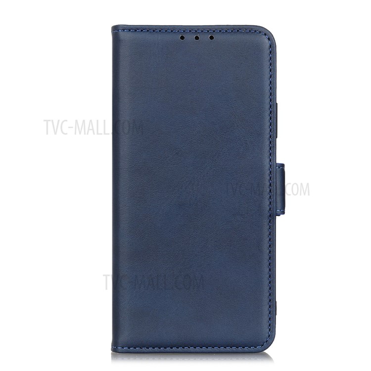 Wallet Stand Magnetic Closure Style Leather Cover Shell for Xiaomi Mi Note 10 Lite - Blue-2