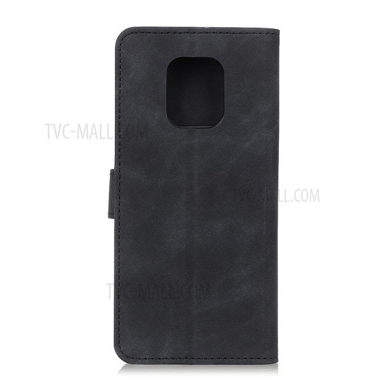 Khazneh Couverture De Téléphone En Cuir Stand De Portefeuille Pour Xiaomi Redmi Notes 9s / Note 9 Note Pro / 9 Pro Max - Noir-2