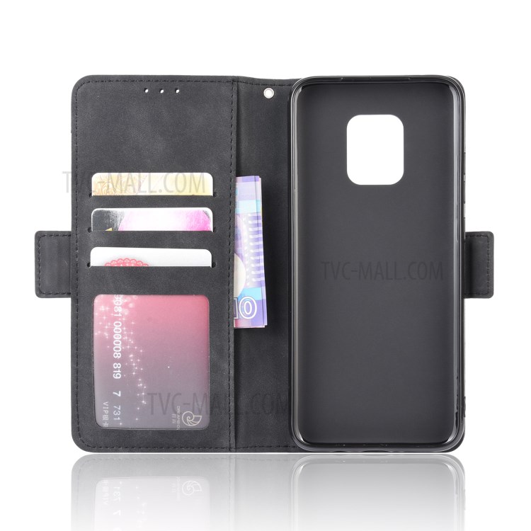 Wallet Leather Phone Case with Multiple Card Slots for Xiaomi Redmi 10X 5G/10X Pro 5G - Black-4