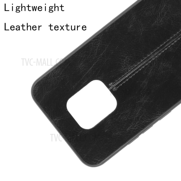 PU Leather Coated PC + TPU Mobile Phone Cover for Xiaomi Redmi 10X 5G/Redmi 10X Pro 5G - Black-2