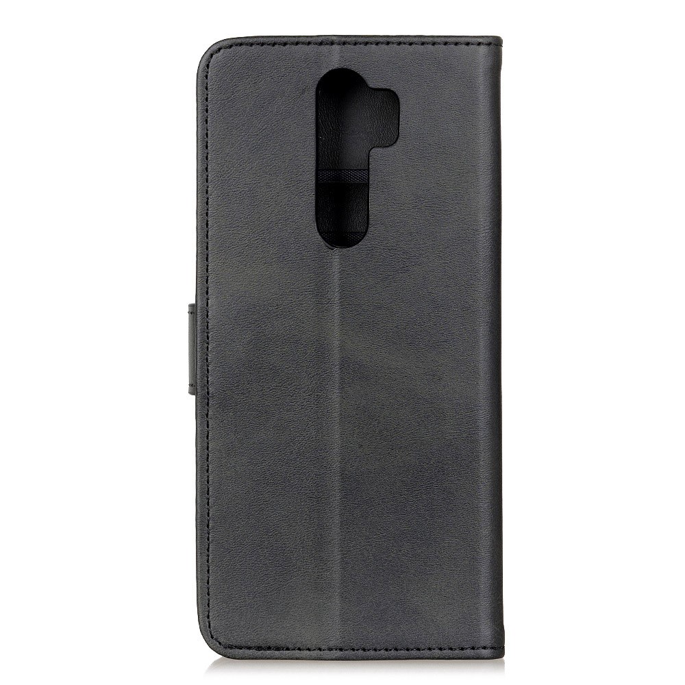 Ficar Carteira PU De Cobertura De Protecção Para Xiaomi Redmi 9 - Preto-3