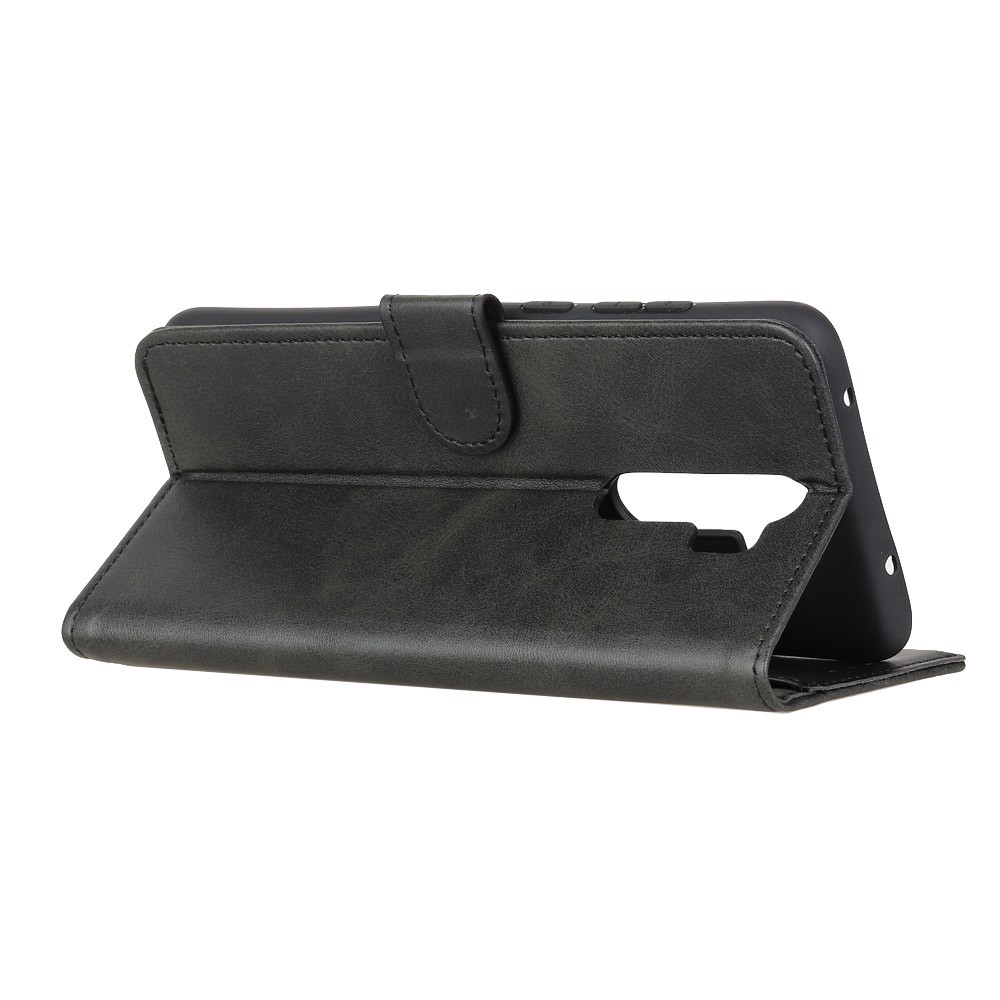 Ficar Carteira PU De Cobertura De Protecção Para Xiaomi Redmi 9 - Preto-8