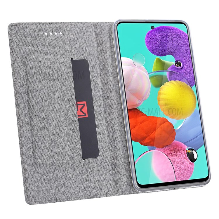 Vili DMX Cross Texture Flip Cover Для Xiaomi Redmi Примечание 9s/примечание 9 Pro/Note 9 Pro Max - Серый