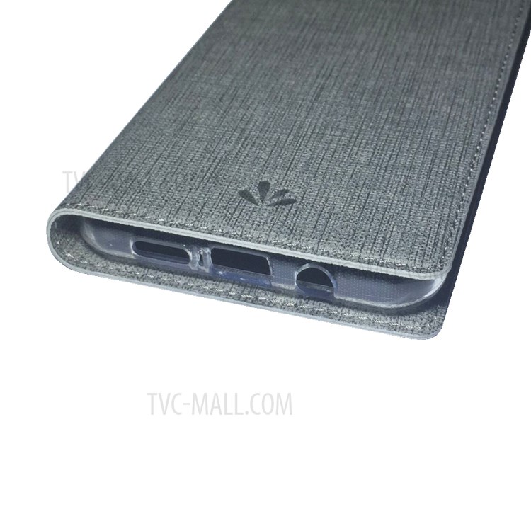 VILI DMX Cross Texture Leather Flip Case with Card Slot for Xiaomi Mi Note 10 Lite - Grey-16