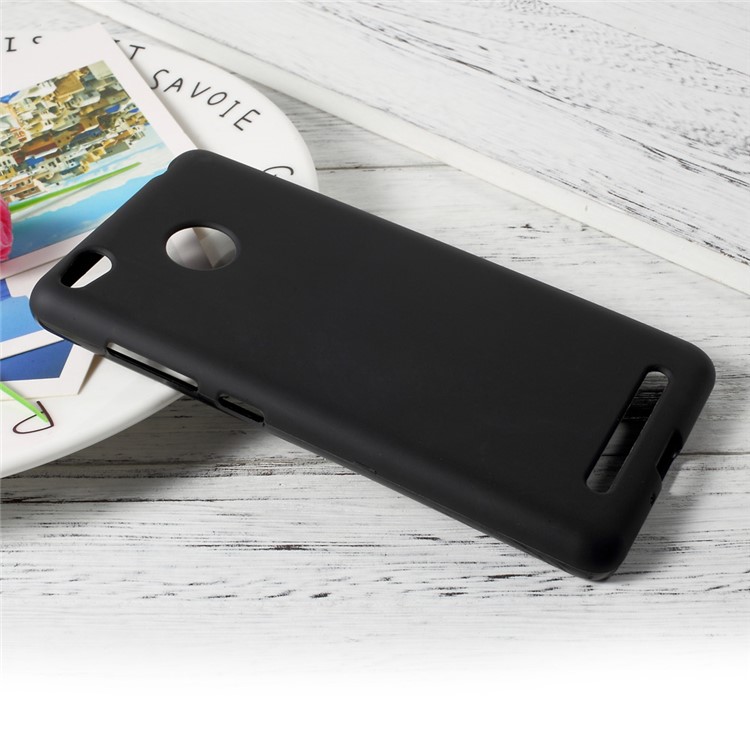 Matte Skin TPU Protective Phone Case for Xiaomi Redmi 3s - Black-3