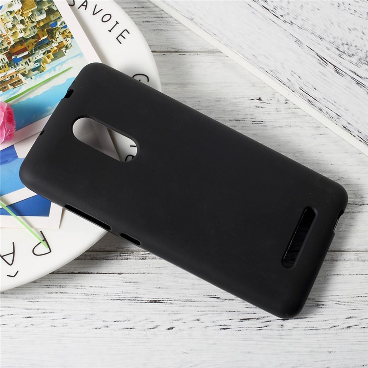 Matte Skin TPU Mobile Phone Case for Xiaomi Redmi Note 3 / Note 3 Pro - Black-3