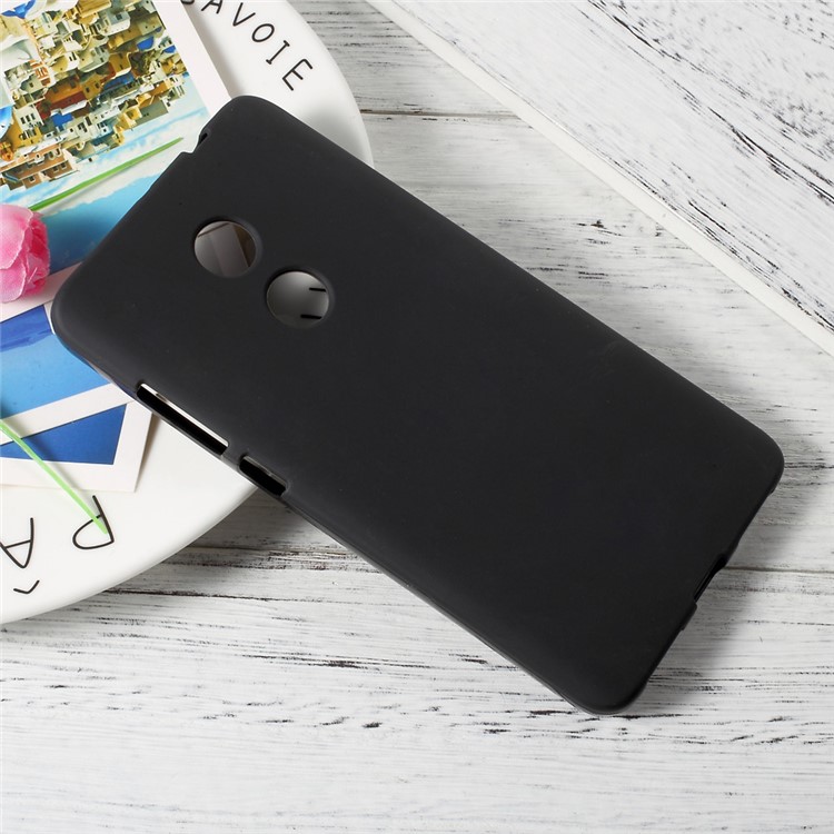 Matte Skin Soft TPU Phone Case for Xiaomi Redmi Note 4 - Black-3
