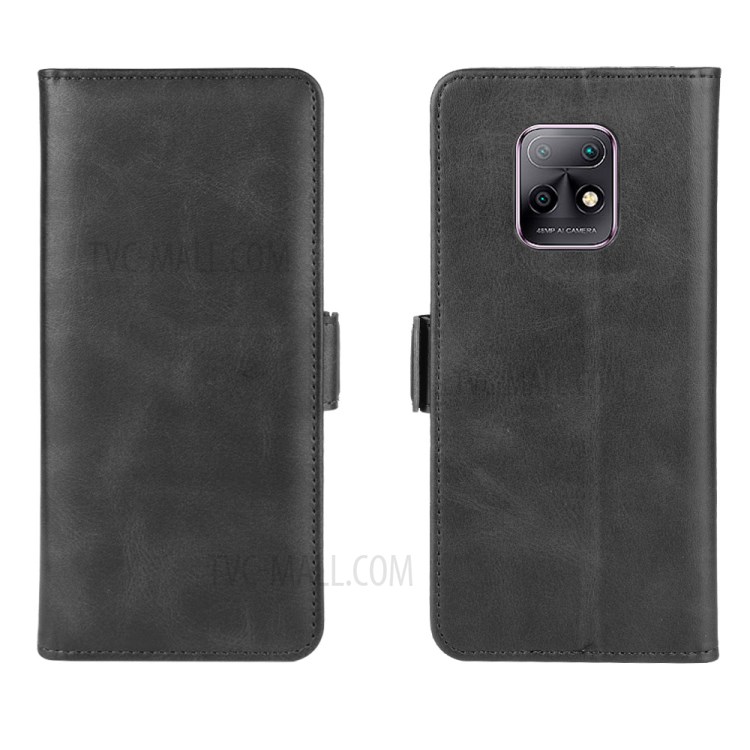 Dupla Capa De Couro Fecho Magnético Para Xiaomi Redmi 10X 5g / Redmi 10X Pro 5G - Preto-7