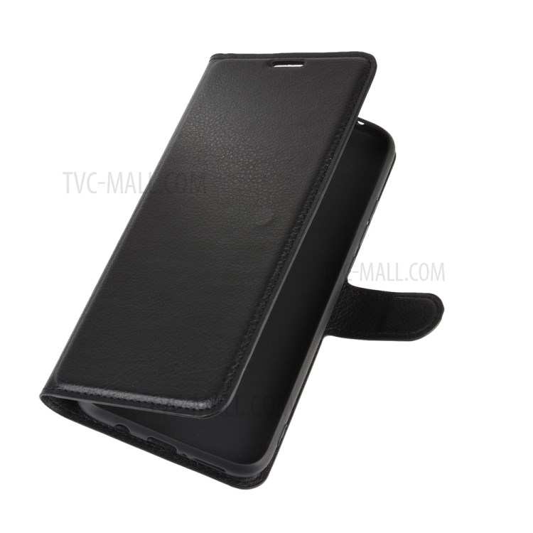 Litchi Texture Wallet Leather Phone Case for Xiaomi Redmi 10X/Redmi 10X Pro 5G - Black-6