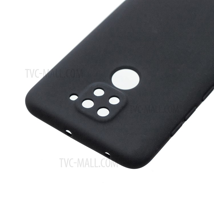 MOLAN CANO Caoutchouté Cas De Téléphone Cellulaire TPU Pour Xiaomi Redmi Note 9 - Noir-4