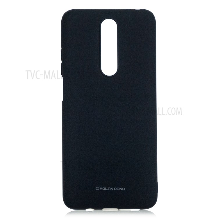 MOLAN CANO Rubberized TPU Case Shell for Xiaomi Redmi K30 - Black-1