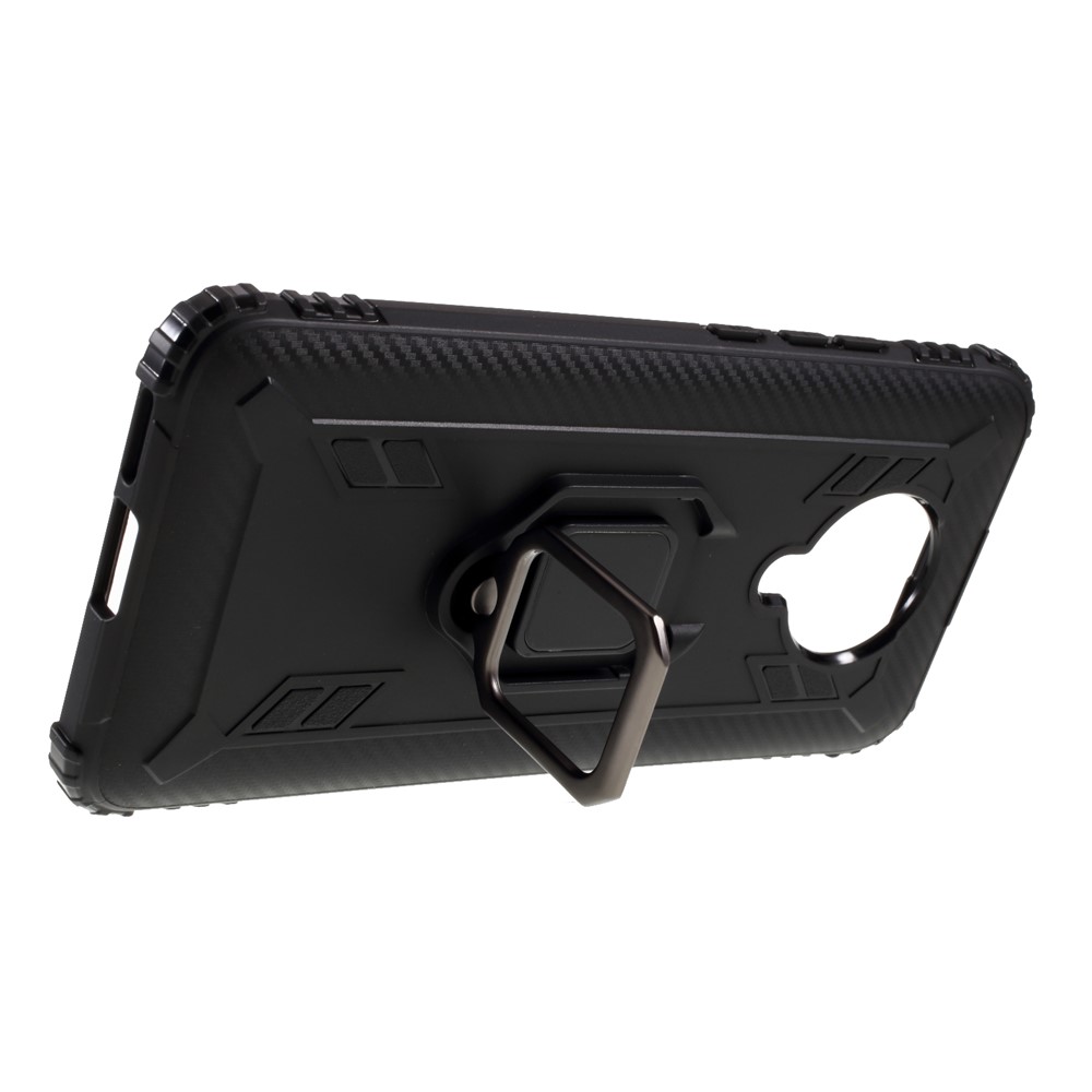 Case TPU di Kickstand Per Dito Per Xiaomi Redmi K30 Pro/Poco F2 Pro - Nero-8