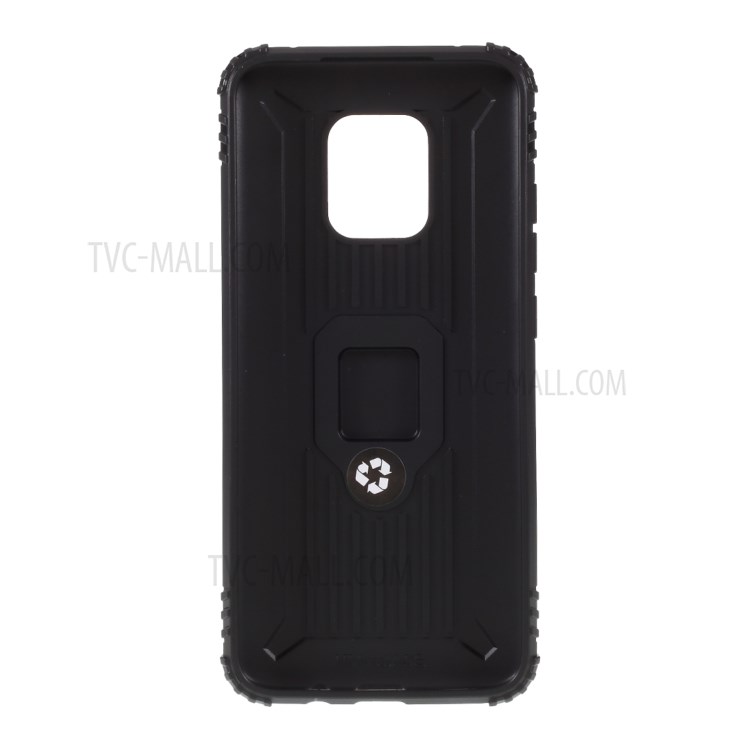 Finger Ring Kickstand Anti-drop TPU Shell for Xiaomi Redmi 10X 5G/10X Pro 5G - Black-3