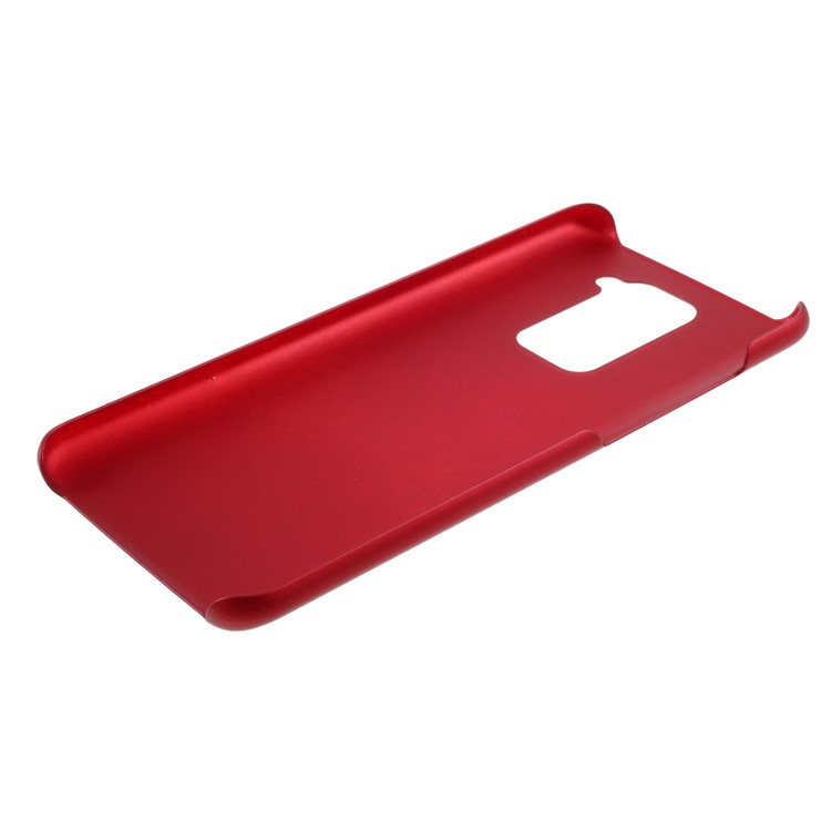 Étui Rigide PC Caoutchouté Pour La Note 9 Xiaomi Redmi - Rouge-4