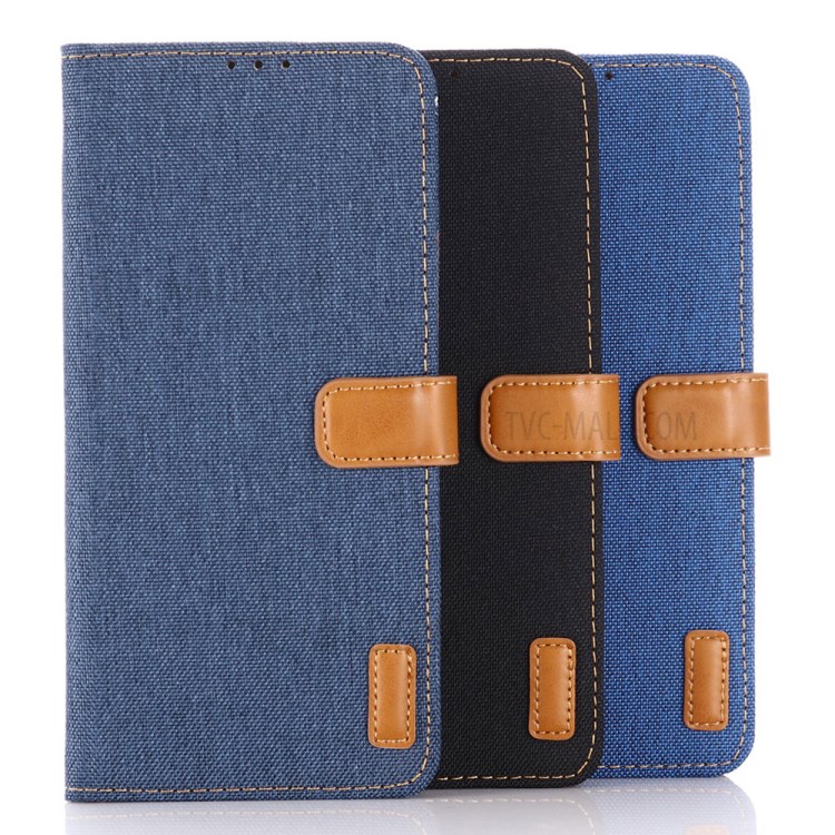 Oxford Cloth Flip Leather Wallet Phone Shell for Xiaomi Redmi Note 9S/Note 9 Pro/Note 9 Pro Max - Dark Blue-10