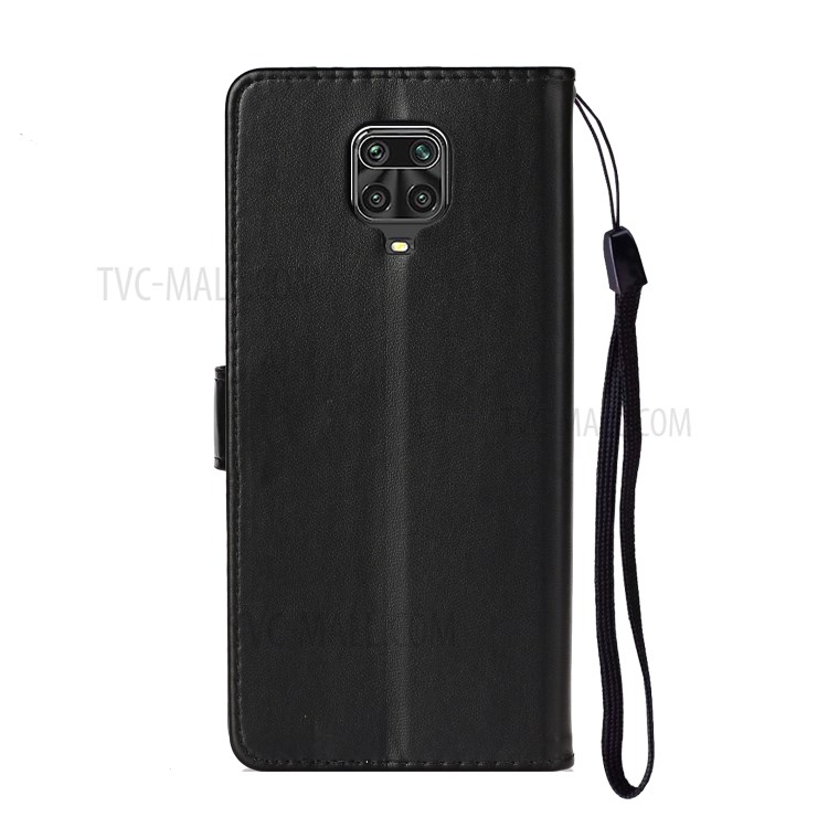 Étui De Protection En Cuir Support De Porte-monnaie Téléphone Pour Les 9S Note De Xiaomi / Redmi Note 9 Pro / Redmi Note 9 Pro Max - Noir-4