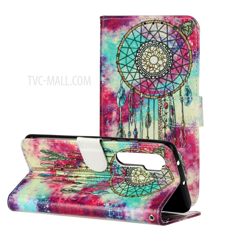 Pattern Printing Leather Wallet Phone Cover for Xiaomi Mi Note 10 Lite - Dream Catcher-2