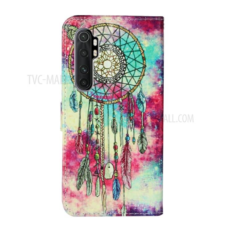 Pattern Printing Leather Wallet Phone Cover for Xiaomi Mi Note 10 Lite - Dream Catcher-4