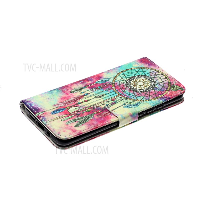 Pattern Printing Leather Wallet Phone Cover for Xiaomi Mi Note 10 Lite - Dream Catcher-6