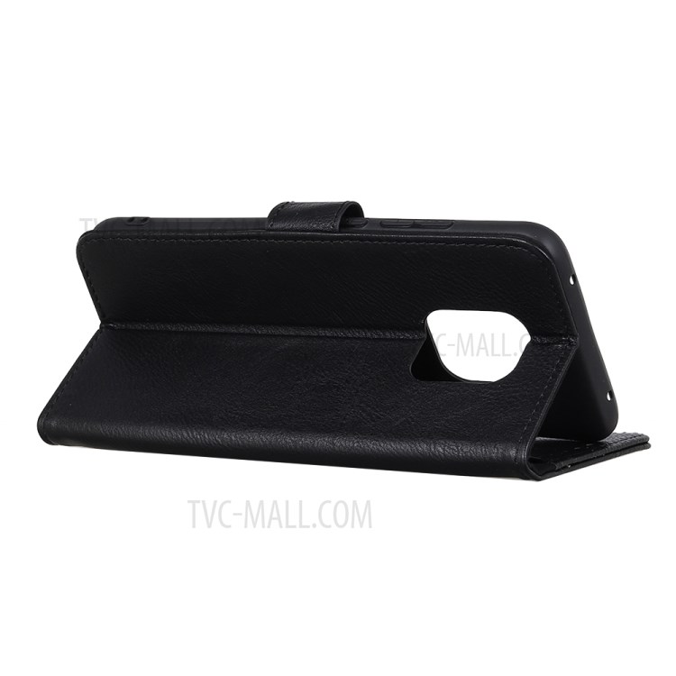 Khazneh Cas Particulier De Téléphone Design En Cuir Pour 9s Note Xiaomi De Redmi / Note 9 Note Pro / 9 Pro Max - Noir-4