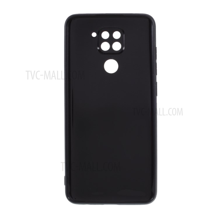 Carbon Fiber TPU Case for Xiaomi Redmi Note 9 - Black-3