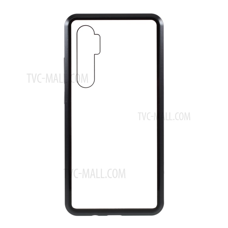 Detachable Magnetic Metal Frame + Double-sided Tempered Glass Case Phone Shell for Xiaomi Mi Note 10 Lite - Black-5