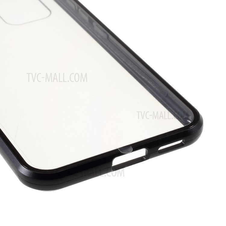 Detachable Case Magnetic Metal Frame + Double-sided Tempered Glass Cover for Xiaomi Mi 10 Lite 5G - Black-8