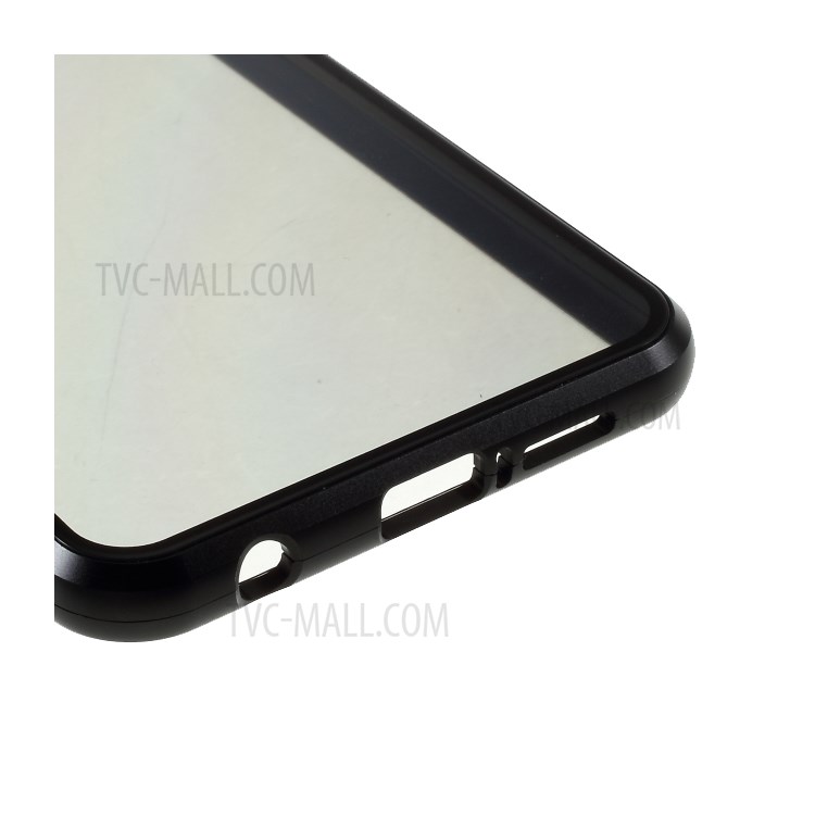 Structure Métallique Magnétique Amovible + Double Face Trempé Couvercle Anti-coup D'oeil De Verre Pour Xiaomi Redmi Note 9 Note Pro / Redmi 9s / Note Redmi 9 Pro Max - Noir-8