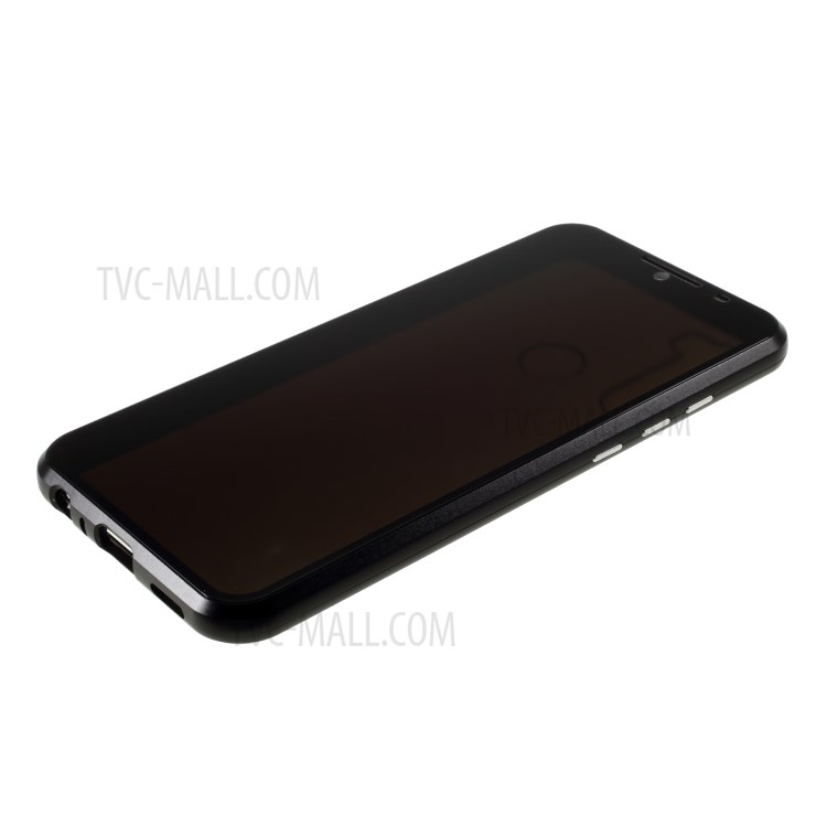 Anti-pio Estrutura Metálica De Cobertura + Vidro Temperado Para Xiaomi Redmi Nota T8 - Preto-7