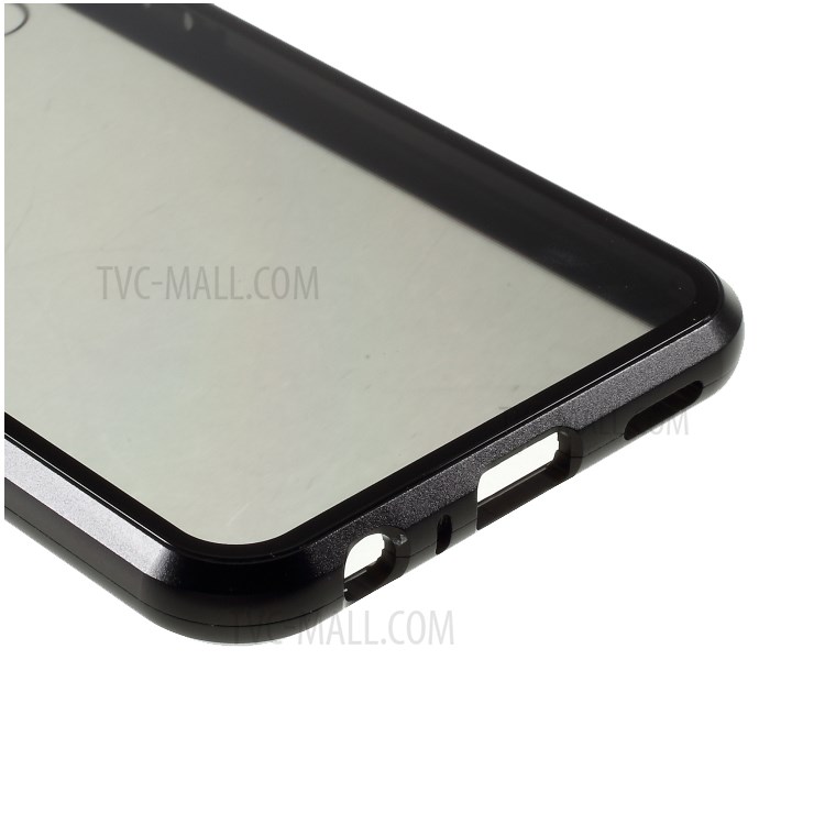 Anti-pio Estrutura Metálica De Cobertura + Vidro Temperado Para Xiaomi Redmi Nota T8 - Preto-8