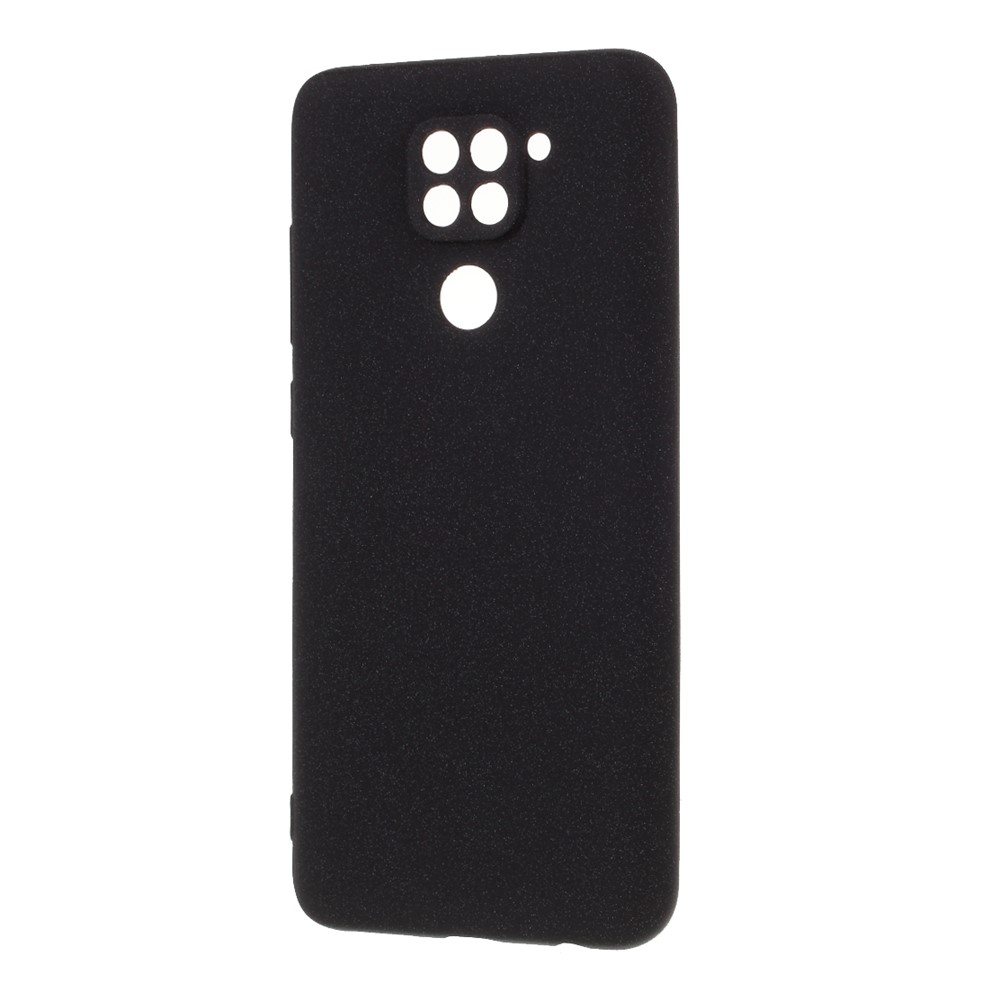 Double-sided Matte TPU Back Case for Xiaomi Redmi Note 9 - Black-2