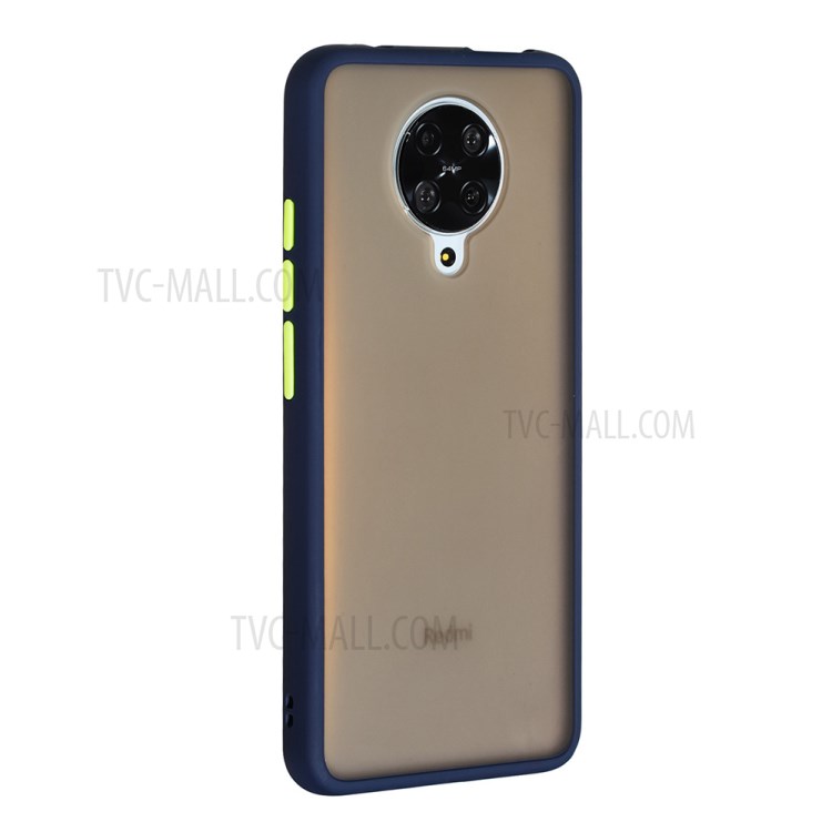 Matte Skin Drop-resistant PC + TPU Cover for Xiaomi Redmi K30 Pro/Poco F2 Pro - Dark Blue-4