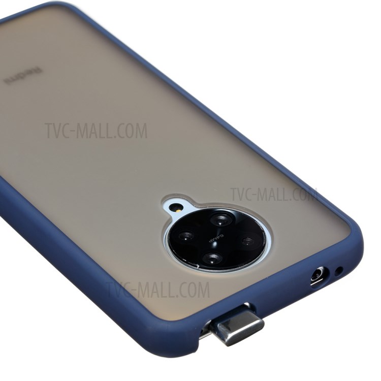 Matte Skin Drop-resistant PC + TPU Cover for Xiaomi Redmi K30 Pro/Poco F2 Pro - Dark Blue-5