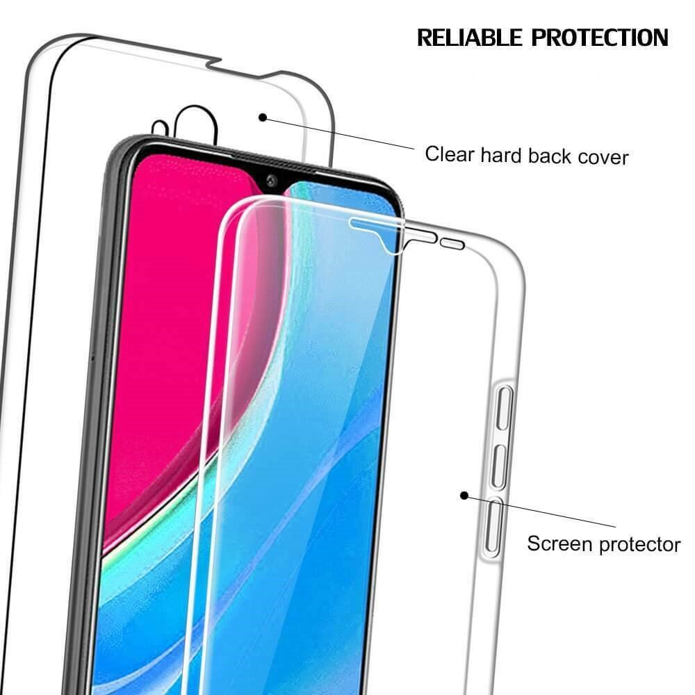 Híbrido PET + TPU + Limpo Caso A Cobertura Completa Acrílico Para Xiaomi Redmi 9-2