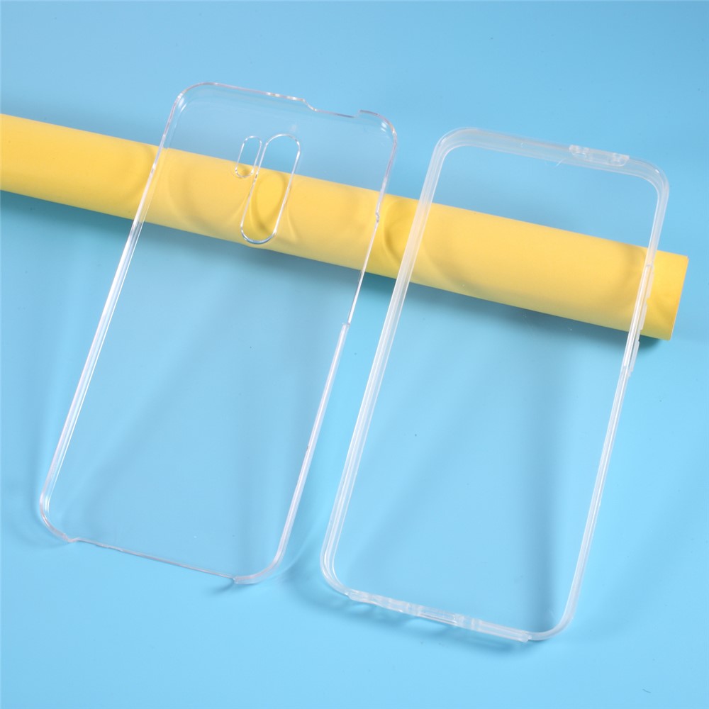Híbrido PET + TPU + Limpo Caso A Cobertura Completa Acrílico Para Xiaomi Redmi 9-3