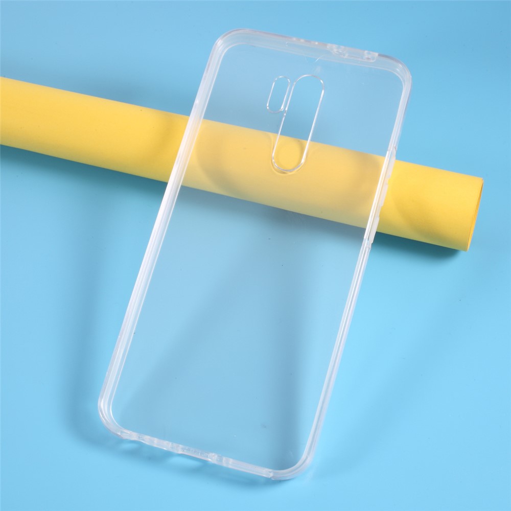 Híbrido PET + TPU + Limpo Caso A Cobertura Completa Acrílico Para Xiaomi Redmi 9-5