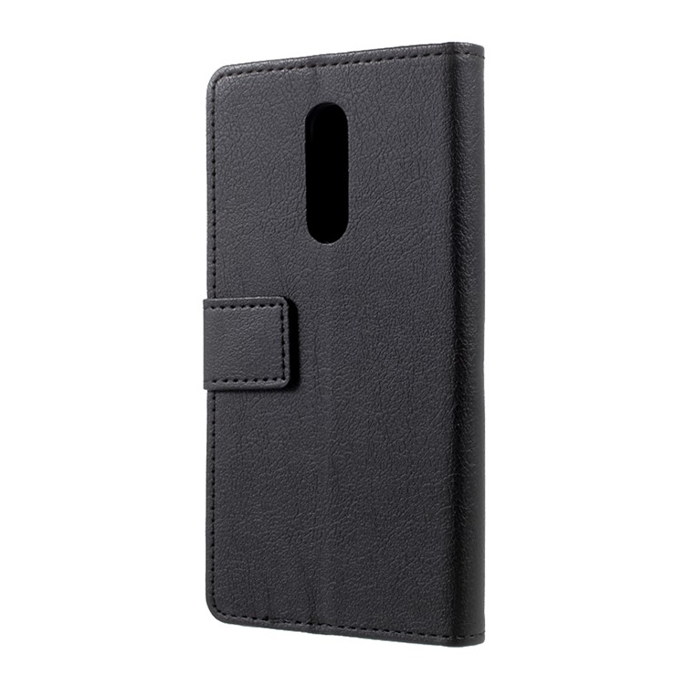 For Xiaomi Redmi Note 4 Protective Wallet PU Leather Case Stand - Black-3