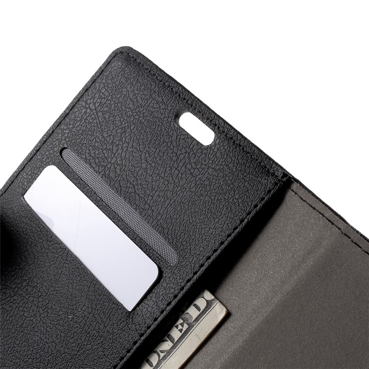 For Xiaomi Redmi Note 4 Protective Wallet PU Leather Case Stand - Black-7