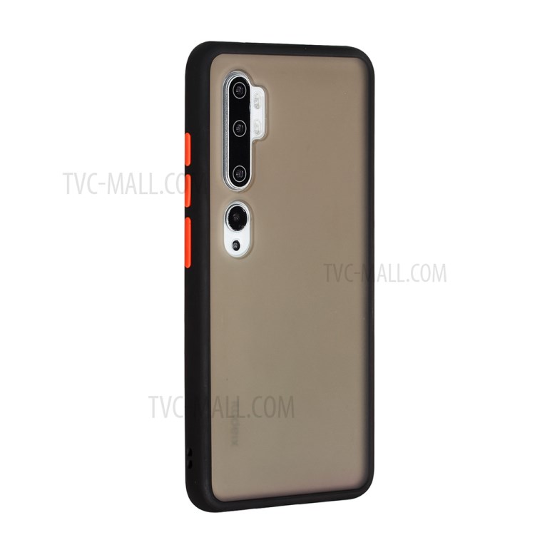 Matte Drop-proof Protective PC + TPU Hybrid Phone Shell for Xiaomi Mi CC9 Pro/Note 10/Note 10 Pro - Black-4