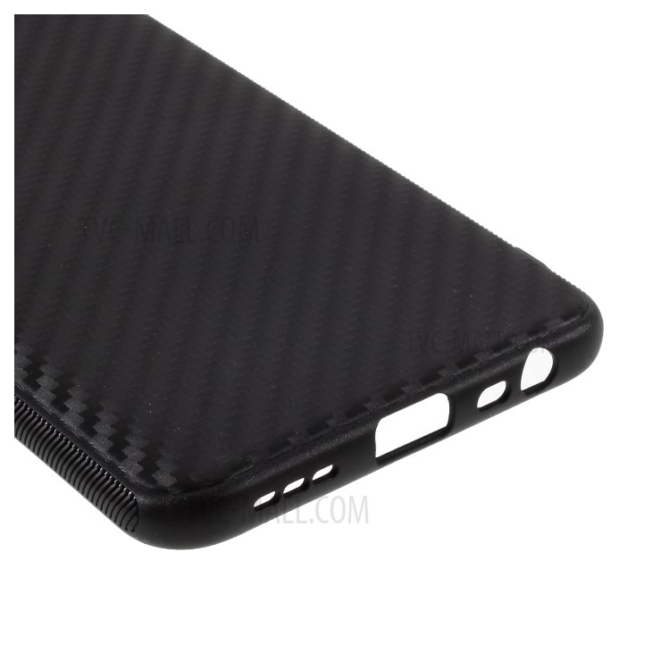 Carbon Fiber TPU Case Protective Phone Shell for Xiaomi Redmi 9 - Black-6