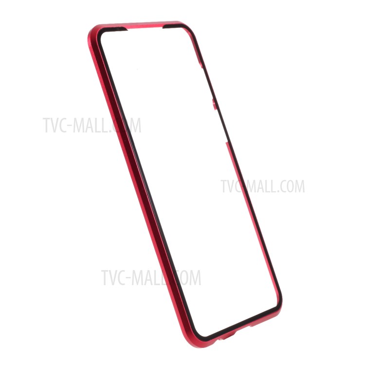 Metal+Tempered Glass Detachable 2-in-1 Shell for Xiaomi Redmi Note 9S/Note 9 Pro/Note 9 Pro Max - Red-4