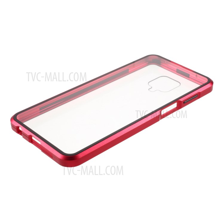 Metal+Tempered Glass Detachable 2-in-1 Shell for Xiaomi Redmi Note 9S/Note 9 Pro/Note 9 Pro Max - Red-8