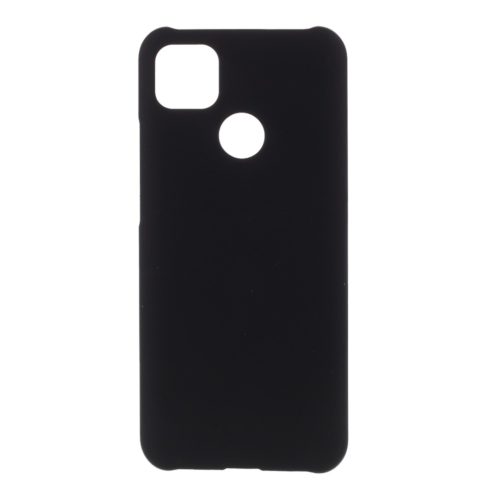 Rubberized Hard PC Shell for Xiaomi Redmi 9C - Black-1