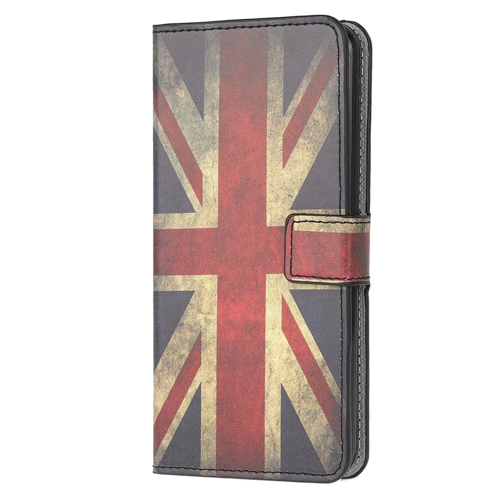 Pattern Printing Wallet Leather Stand Case for Xiaomi Redmi 9C - UK Flag-2