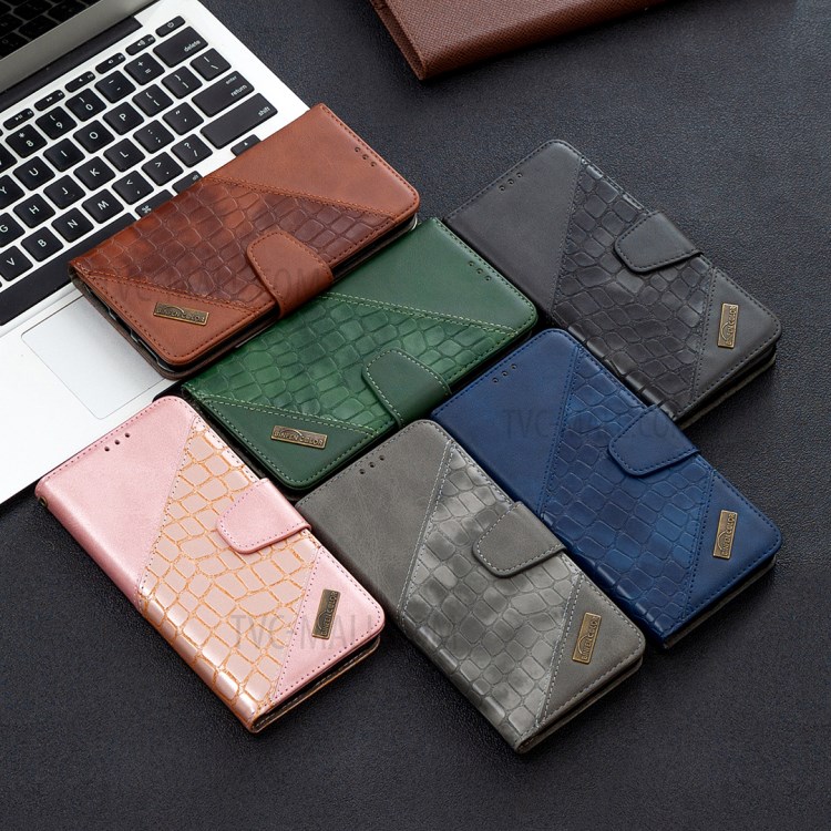 Crocodile Couleur Assortie Cuir Texture Coquille De Téléphone Mobile Pour Xiaomi Redmi Note 7 - Noir-10