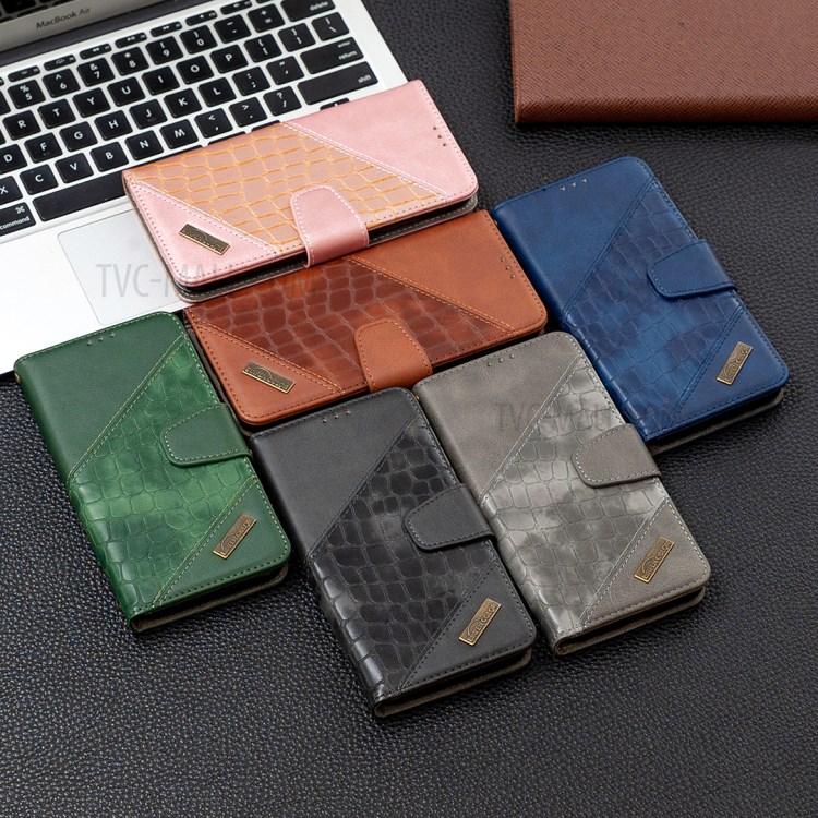 Crocodile Skin Assorted Color Cover Leather Wallet Case for Xiaomi Redmi 8 - Black-10