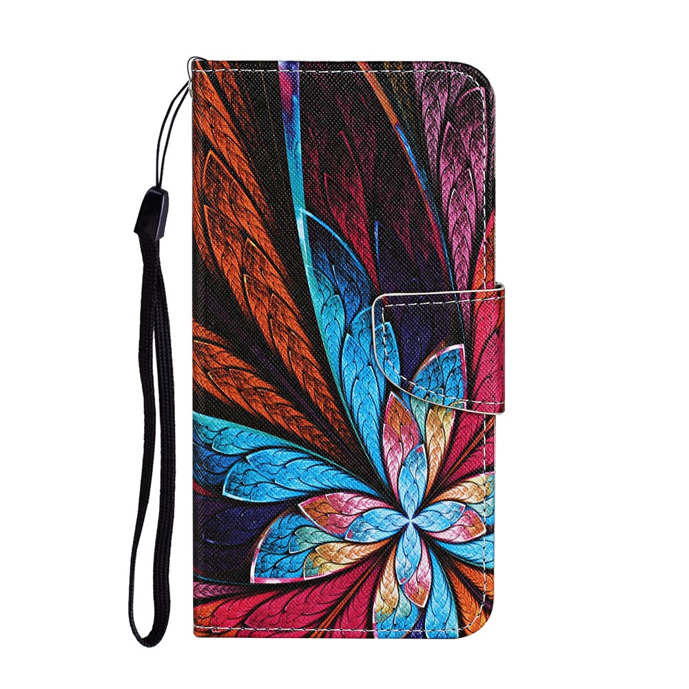 Pattern Printing Magnetic Leather Stand Case for Xiaomi Redmi 9C - Colorized Pattern-1