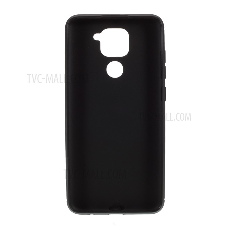 Carbon Fiber Skin TPU Cell Phone Case for Xiaomi Redmi Note 9/Redmi 10X 4G - Black-3