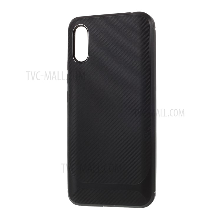 Anti-slip Drop-resistant TPU Stylish Shell for Xiaomi Redmi 9A - Black-2