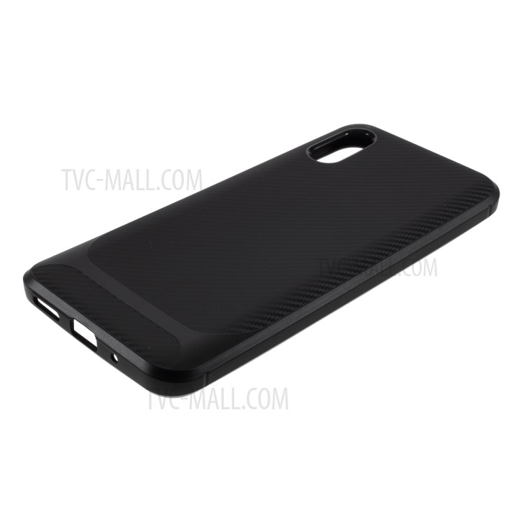 Anti-slip Drop-resistant TPU Stylish Shell for Xiaomi Redmi 9A - Black-5